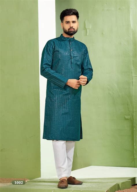 Banwery Royal Men Vol 6 Silk Embroidery Mens Kurta Collection