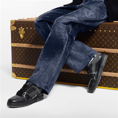 Louis Vuitton LV Trainer Sneaker | Luxury Leather & Mesh Basketball ...