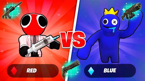 🌈RAINBOW FRIENDS - RED X BLUE - 8236-7835-6228 | Fortnite Zone