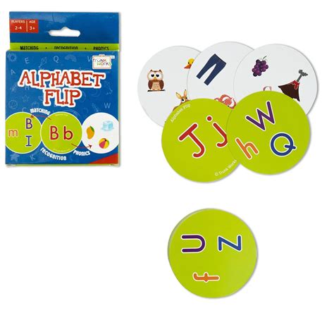 Buy Trunk Works Alphabet Flip - Uppercase Lowercase Alphabet Phonics ...