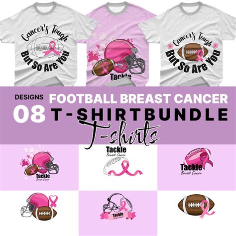 Pink Ribbon Breast Cancer SVG T-shirt Designs Bundle | Master Bundles