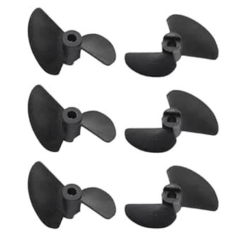 Fielect High Strength Two Blade Propeller Ship Model Propeller Plastic ...