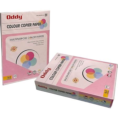 Oddy A4 Size Yellow Color Paper for Laser Jet & Inkjet - 500 Sheets ...