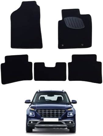Automat Black Carpet Custom Fit Car Mats (Hyundai Venue Carpet Car Mat ...