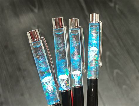 Jellyfish Float Pen, Liquid Glitter Pen, Gift For Her - Unique ...