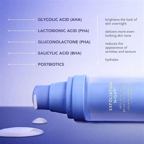Triple Exfoliation Serums : Exfoliation Night seurm
