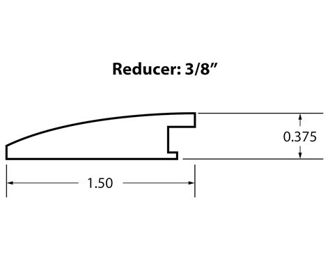 Buy From The Forest | Click & Tap 3/8 inch Flush Reducer Hardwood ...