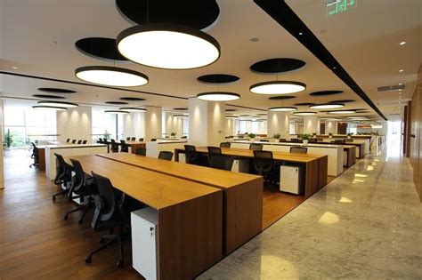 杭州环保公司办公室装修设计效果图_岚禾办公室设计