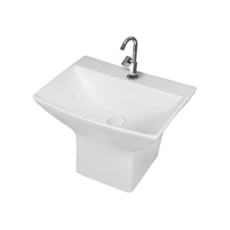 Simpolo Sabrina 475x380x370mm Wall Mounted Wash Basin with Integrated ...