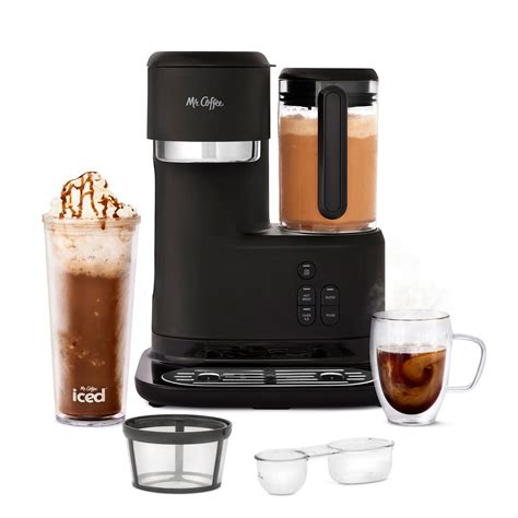 Mr. Coffee Single Serve Frappe and Iced Coffee Maker with Blender ...