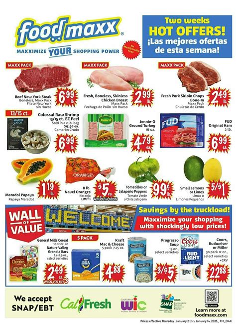 Food Maxx Flyer this week from January 2