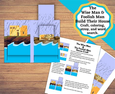 Wise man builds his house on the rock craft – Artofit