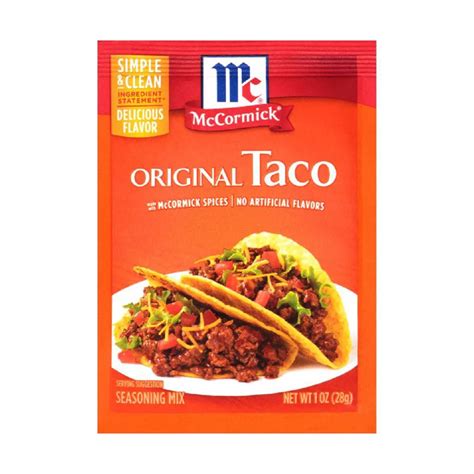 McCormick Original Taco Seasoning Mix -1oz is halal suitable | Halal Check