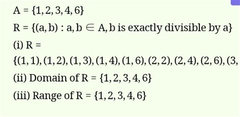 3. IfA= {4, 6, 8, 10), B = {2,3,4,5), R is a relation defined from A to ...