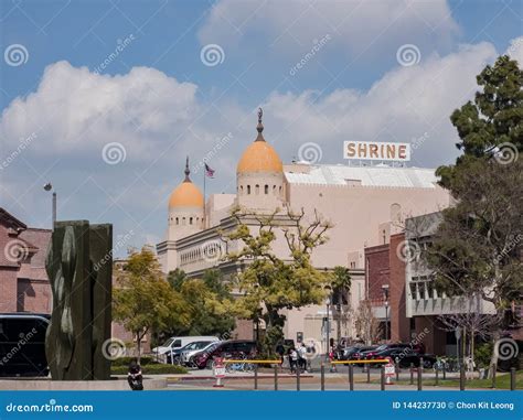 Exterior View of Shrine Auditorium and Expo Hall Editorial Image ...