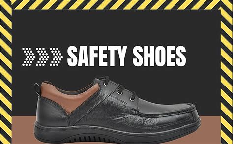 TORZU™ Men's Real Leather Metal Toe Light Weight Industrial Safety ...