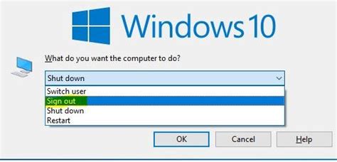Image result for Log Off Shut Down Computer