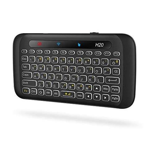 Docooler Mini Keyboard, 2.4GHz Wireless Keyboard with Integrated Mouse ...