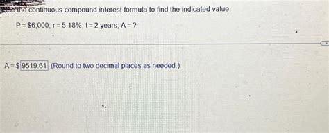 Image result for Compound Continuous Formula