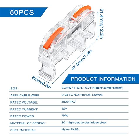 Buy DIN Rail Terminal Blocks Kit Transparent Aluminum Guide Rail ...