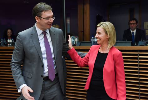 High Representative/Vice-President Federica Mogherini meets with Prime Minister of Serbia ... - president of serbia