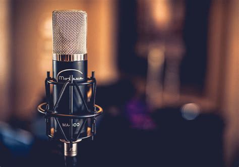 Recording Studio Microphone Wallpaper