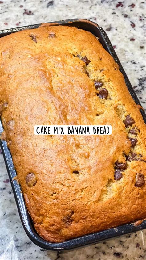 Image result for Banana Bread Using Box Cake Mix