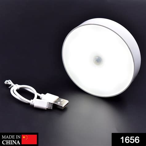 Round Shape 8 LED Motion Sensor Induction Led Light — DeoDap