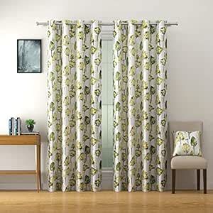 Buy Swayam 90% Blackout Polyester Door Curtain for Living Room ...