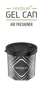 Involve Gel Can - Carbon Black : Premium Gel Car Perfume, Car Air ...