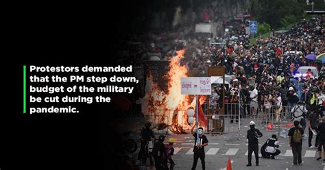 Protesters In Thailand Demand Govt To Cut Defence Budget And Use It On ...