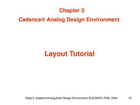 Image result for Cadence Layout Tutorial