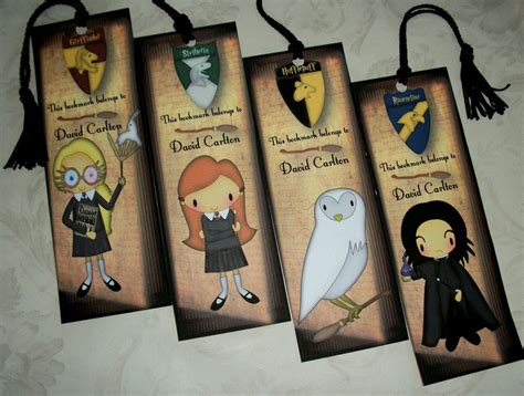 Diy Bookmarks Harry Potter at Erica Allison blog