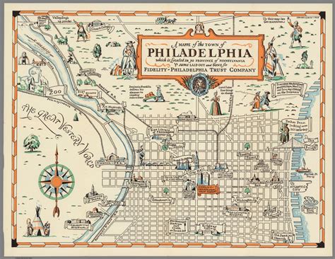 A mappe of the town of Philadelphia - David Rumsey Historical Map ...