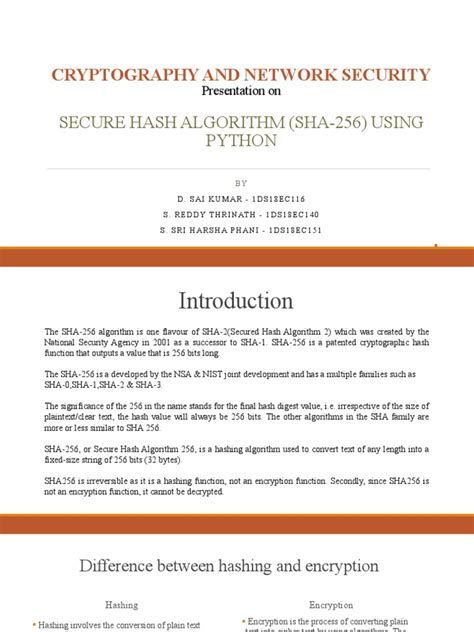 Image result for Encryption Algorithm SHA256 Identification