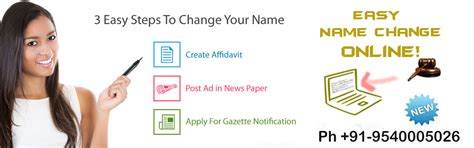 Name Change Procedure Delhi - Ph 09540005026 | Name Change In Gazette