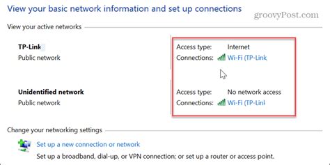 Image result for Control Panel Check Internet Network