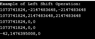 Image result for Shift Operator Program Example