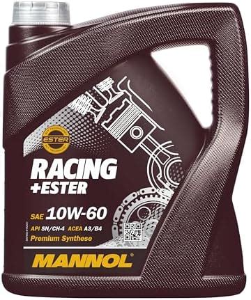 MANNOL 7902 (4L) Racing + Ester SAE 10W-60 API SN/CH-4 ACEA A3/B4 BI ...