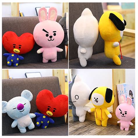 Buy Bt21 Plush Toy Stuffed Animal Cute Toy Figure Bts Dolls for ...