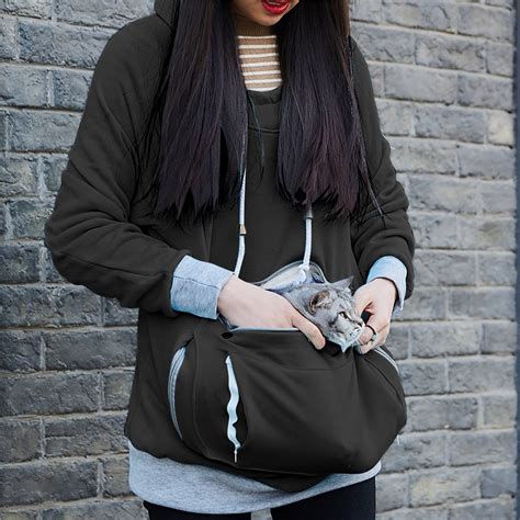 Aboser Cute Pet Holder Hoodies for Women Cat Pouch Puppy Carriers ...