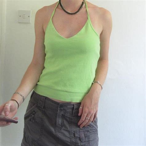 Women's Green Vest | Depop