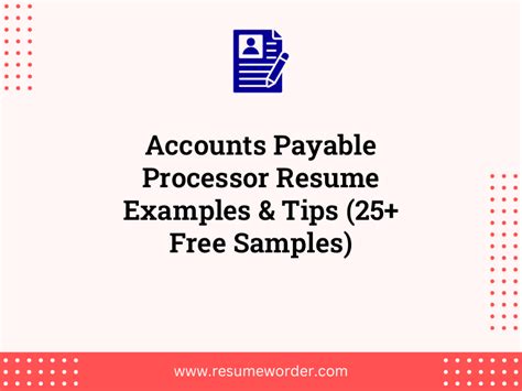 Image result for Accounts Payable Processor
