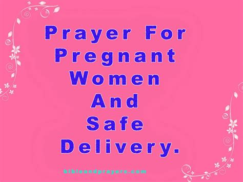 Prayer For Pregnant Women And Safe Delivery -Bibleandprayers.com