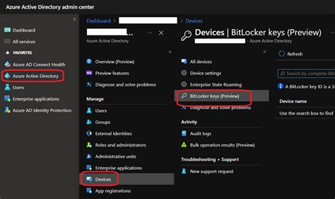 Image result for BitLocker Recovery Key Azure AD