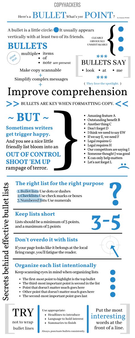 Image result for Bullets Examples