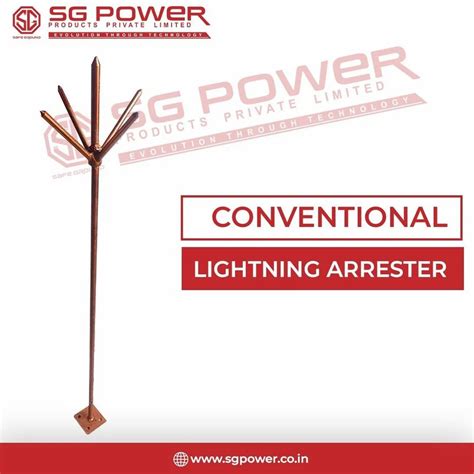 Conventional Lightning Arrester - Copper Conventional Lightning ...
