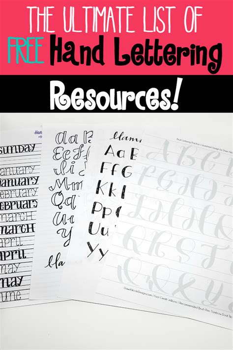 Image result for Hand Lettering Alphabet Script