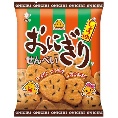 Masuya Onigiri Senbei Soy Sauce Flavored Rice Crackers (Pack of 3 ...