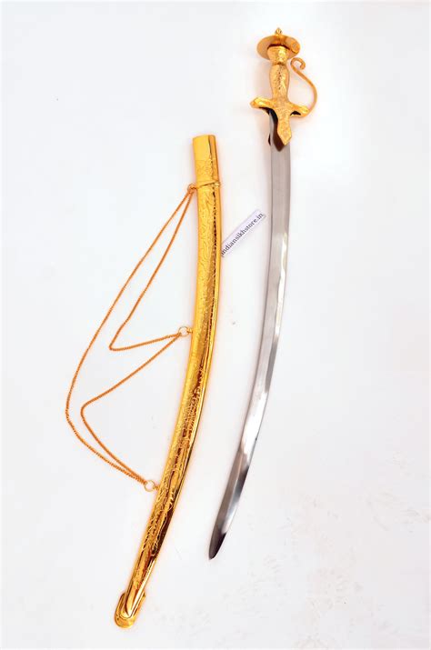 Gold plated Sword(Talwar) – Indian Sikh Store